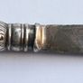 Antique Early 18th Century Sterling Silver Butter Knife 25,4g Image 7