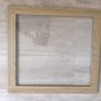 Original IKEA BESTA cabinet door/front panel in discontinued natural oak finish with clear glass centre. Image 2