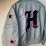 Tommy Hilfiger x Gigi Hadid Grey Bomber Jacket Image 2