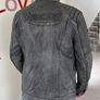 Leather jacket grey size M Image 4