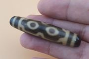 Vintage Himalayan Tibetan 4 Eyes Agate Dzi Bead Amulet