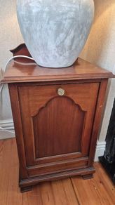 Antique Mahogany Coal Box