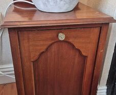 Antique Mahogany Coal Box