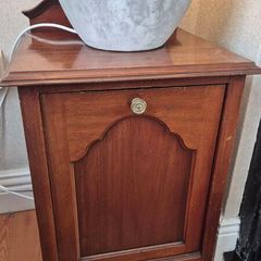 Antique Mahogany Coal Box