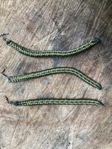 Sets of 3 x 15 gram wriggle weights for salmon and trout fishing