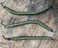 Sets of 3 x 15 gram wriggle weights for salmon and trout fishing