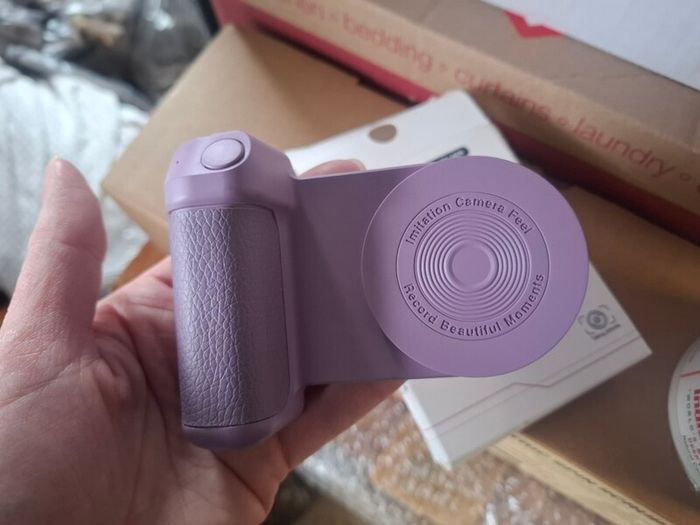 Camera Handle Phone Holder (purple)