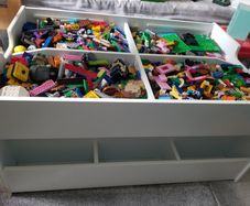 Large LEGO Bundle + LEGO Storage Play Table