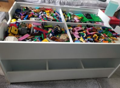 Large LEGO Bundle + LEGO Storage Play Table