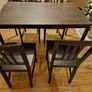 Dining Table with 4 Chairs Image 2