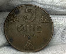 Norway 1951 5 ore