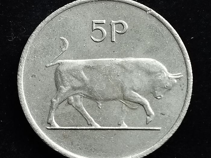 Ireland - 1974 - 5 Pence - Bull - KM.22 - [2005]