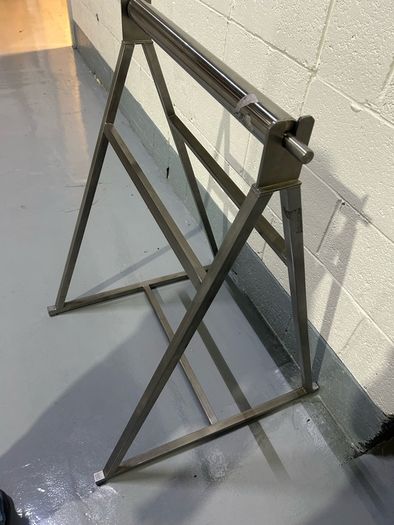 Stainless steel bag roller