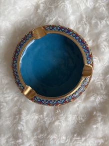 Cloisonne Ashtray Vintage Chinese Cloisonne Ashtray