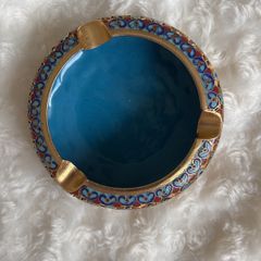 Cloisonne Ashtray Vintage Chinese Cloisonne Ashtray
