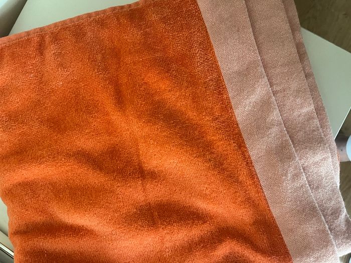 Orange/ Coral Beach Towel