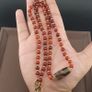 Vintage Treasure Vase Pattern Agate & Carnelian Beads Necklace Image 10