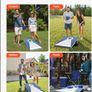 Cornhole Toss Game Set  3x2 ft Portable All-Weather Bean Bag Board with 8 Bean Bags Image 3