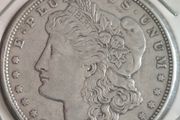 1921 Silver Morgan dollar