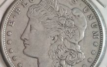 1921 Silver Morgan dollar