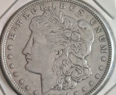 1921 Silver Morgan dollar