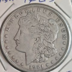 1921 Silver Morgan dollar