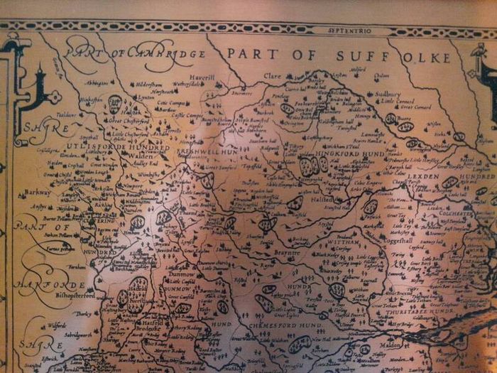 Vintage John Speed 1610 Copper  Map of Essex andJoannes Jansson Map Of The British Isles 1646