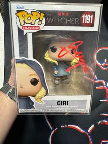 Funko pop Ciri the Witcher signed