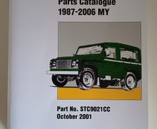 Land Rover Defender parts catalogue 90 110 130 (Near New)