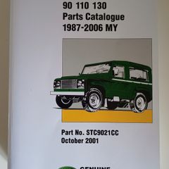 Land Rover Defender parts catalogue 90 110 130 (Near New)