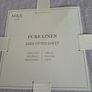 pure linen deep fitted sheet and 2 pillowcases Image 3