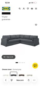 Ikea hyltarp corner sofa