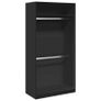 Wardrobe Black 100x50x200 cm Image 2