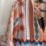 NEW Jacquard 3/4 Sleeve Tiered Dress Image 3