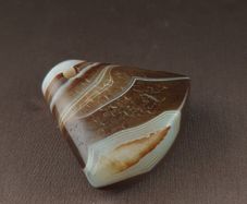 Vintage Natural Eyes Suliemani Agate Bead Amulet Pendant
