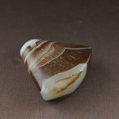 Vintage Natural Eyes Suliemani Agate Bead Amulet Pendant