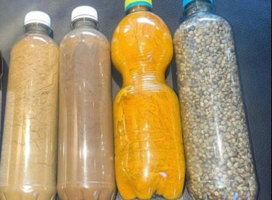 organic healthy superfood Turmeric ginger hemp seeds Ceylon cinnamon
