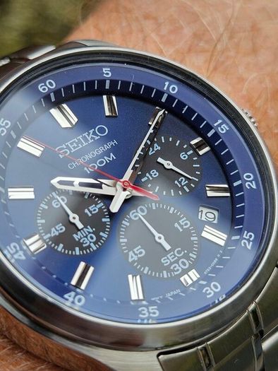 Watch Seiko Chronograph.