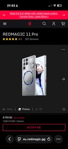 Red Magic 11 pro - sub zero 16 GB plus 512 GB