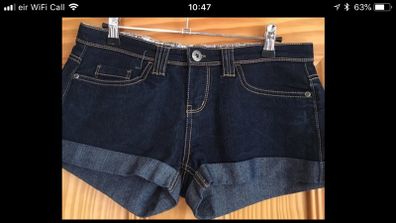 denim hot pants