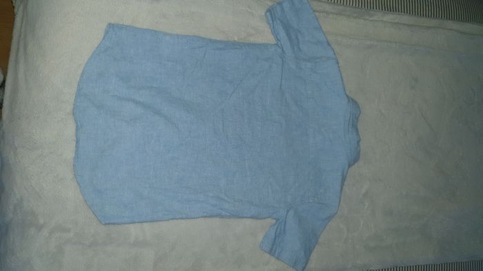 River Island Boys blue short sleeved shirt