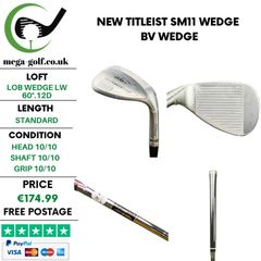 New Titleist SM11 Wedge Lw 60 Degree.12D / Bv Wedge