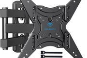 TV Wall Bracket Swivel Tilt Extend, Universal TV Bracket Wall Mount for 26-60 Inch Flat/Curved TVs, Adjustable TV Bracket Holds up to 32KG Max.VESA 400x400mm