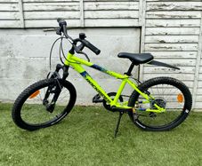 Bicycle for 5-10 yr old child. Saddle drops to two foot approximately.