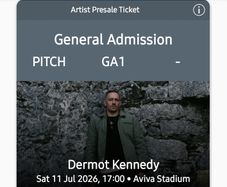 Dermot Kennedy Standing Tickets