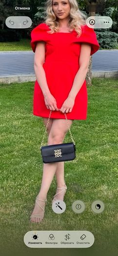 Red dress
