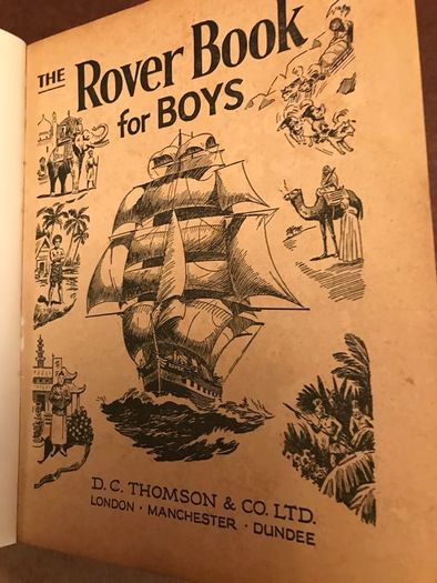 Vintage 'The Rover Book for Boys'