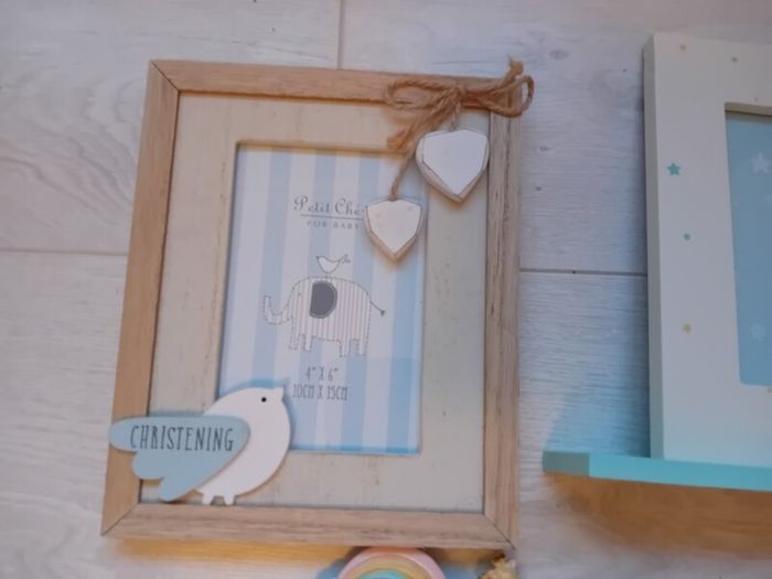 baby picture frames mix lot
