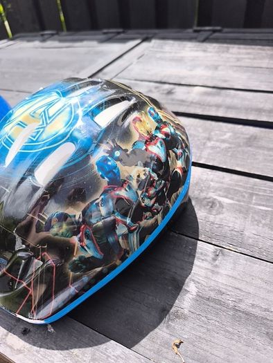 kid bike helmets avengers pjmasks