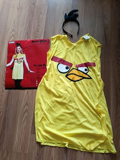 Angry Birds Yellow Bird Costume (Age 14-16)